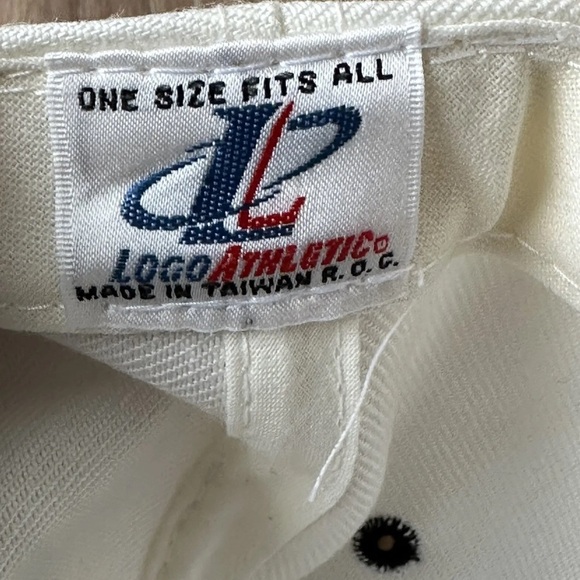 Vintage 90s Logo Athletic Tampa Bay Devil Rays Snapback Hat MLB NWT NEW Cap Wool - Picture 9 of 10